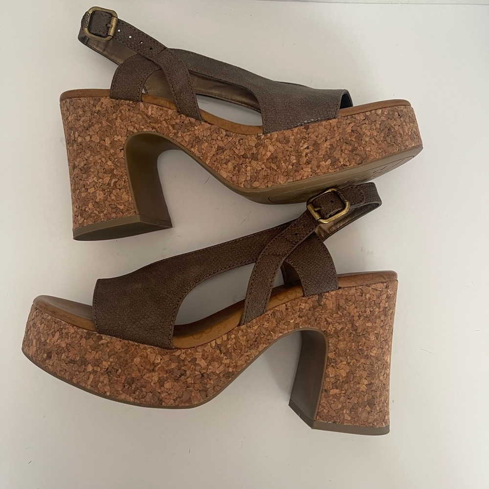 Blowfish Malibu Brown Wedge Sandals